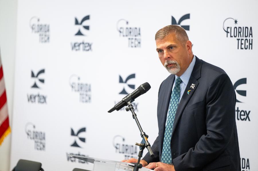 Vertex Innovation Expo 2025 - Florida Tech President, John Nicklow